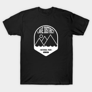 Lake District National Park Logo Badge Design T-Shirt